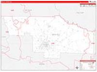 Ben Hill, Ga Carrier Route Wall Map